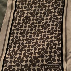 Coach silk scarf